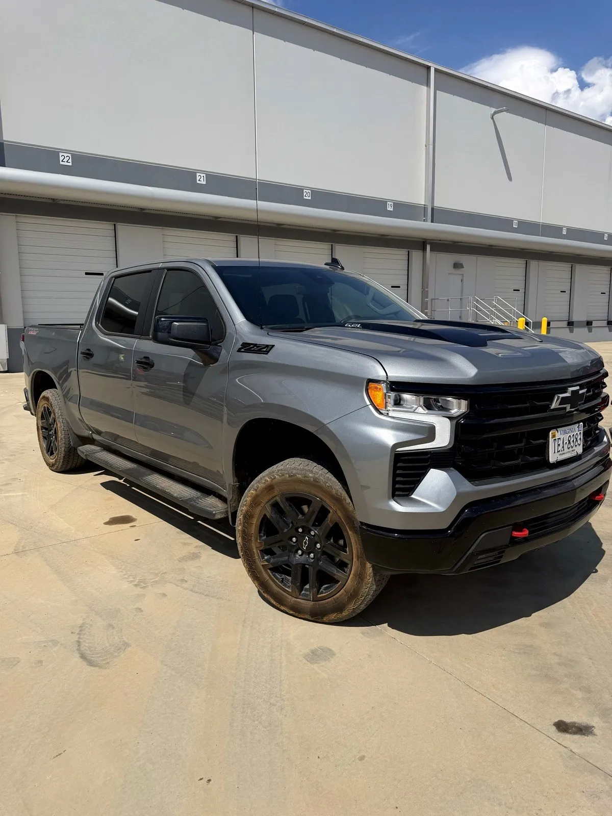 A grey Chevrolet Silverado on a monthly maintenance plan